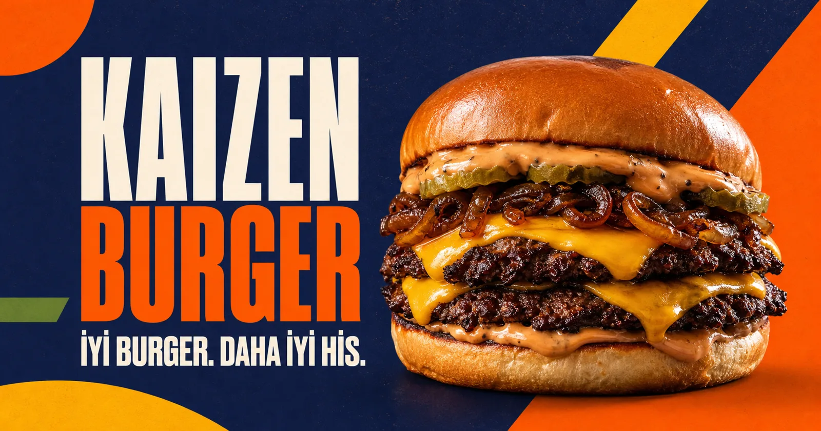 Kaizen Burger lansman görseli